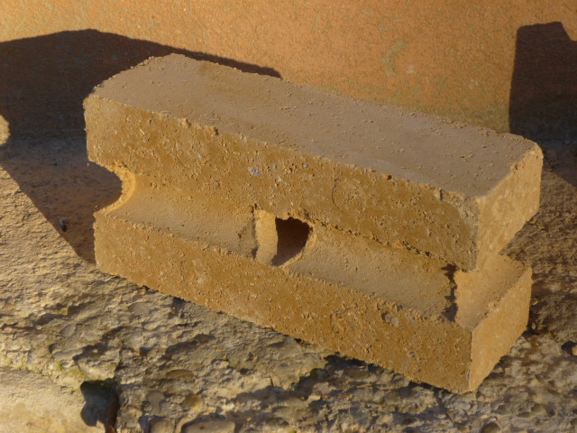 Brique mur chauffant